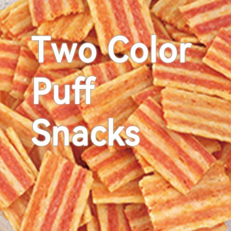 Sunpring Two Color Puff Snacks extruder