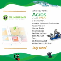 2025 Sunpring Fish Pet Dog Cat Feed Exhibition in Moscow Russia